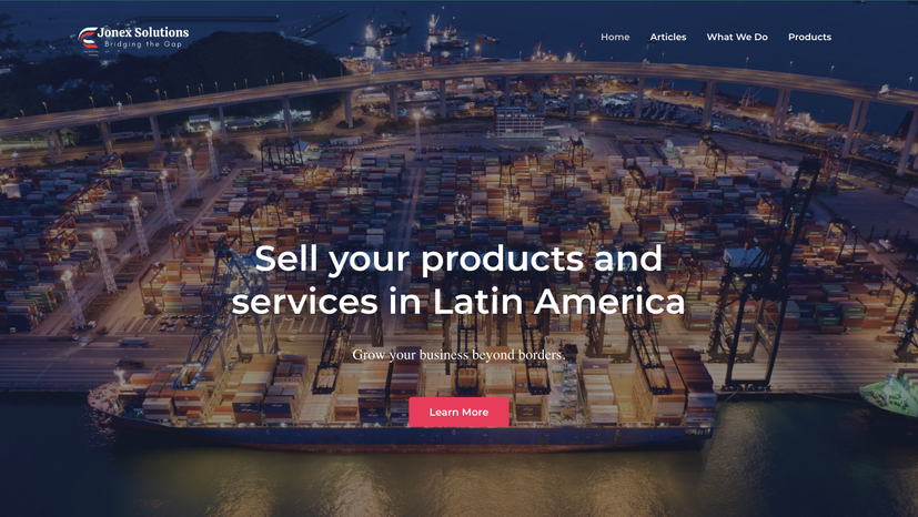 Jonex Solutions Corp Website